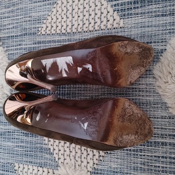 Gorgeous Luis Onofre Peep Toe Heels Size 9 - Picture 8 of 11